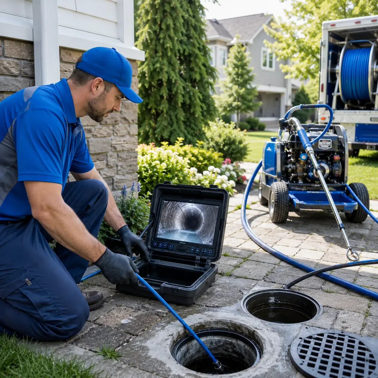 Outdoor drain cleaning professionals serving Cranston, RI